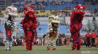 Budaya Tionghoa berupa Barongsai juga dipamerkan.