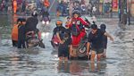 Kali Angke Meluap, Perumahan Ciledug Kebanjiran