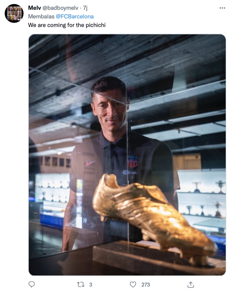 Barcelona kembali memetik kemenangan. Robert Lewandowski ujuk kemampuan dengan golnya dan kini membuat tim Catalan memuncaki klasemen La Liga.