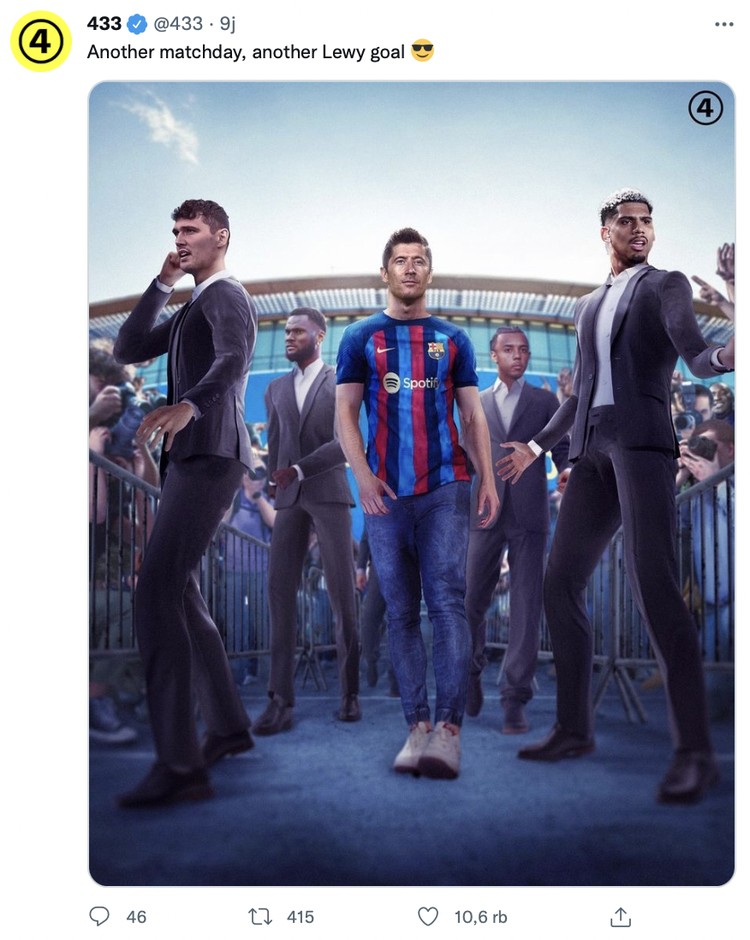 Barcelona Barcelona kembali memetik kemenangan. Robert Lewandowski ujuk kemampuan dengan golnya dan kini membuat tim Catalan memuncaki klasemen La Liga.