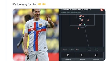 Satu gol bersarang ke gawang Cadiz. Foto: Twitter