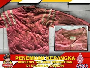 Pakai Sweater Pink, Ini Ciri Lengkap Kerangka Manusia Jongkok di Sleman
