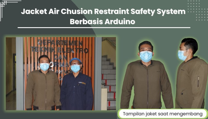 Jaket pendeteksi kecelakaan inovasi mahasiswa UGM.