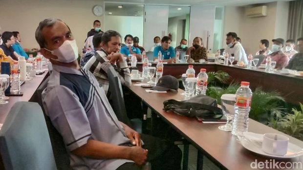 Ketua Forum Komunikasi Nelayan Rajungan Nusantara (Forkom Nelangsa) Mustain