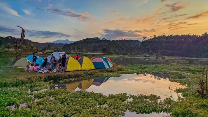 Lokasi kemah wisata Alam Gunung Jae di Lombok Barat.
