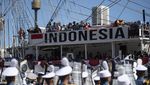 Intip Keseruan Open Ship KRI Bima Suci-945 di Sydney