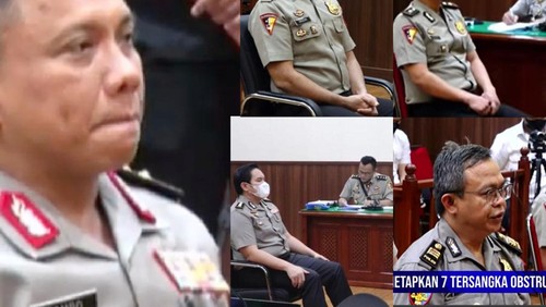 Para polisi yang dipecat terkait kasus Ferdy Sambo (kolase detikcom)
