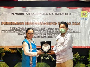 PLN Hadirkan Listrik 24 Jam untuk 8 Kampung di Mahakam Ulu Kaltim