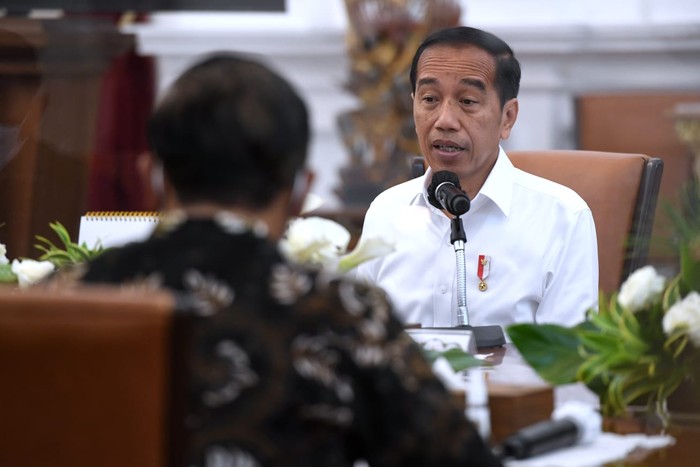 Presiden Jokowi di Istana Negara