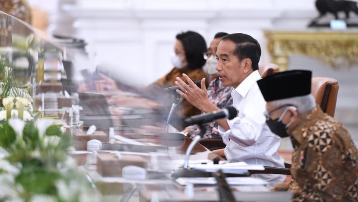 Presiden Jokowi di Istana Negara