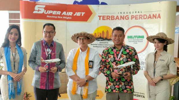 Peresmian rute baru Super Air Jet
