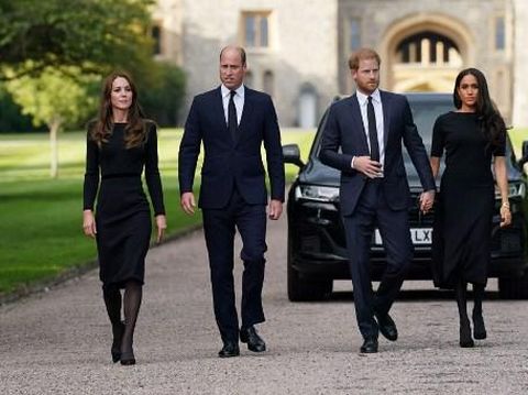 William-Kate dan Harry-Meghan Tampil Bareng, Perdana dalam 2 Tahun (AFP)