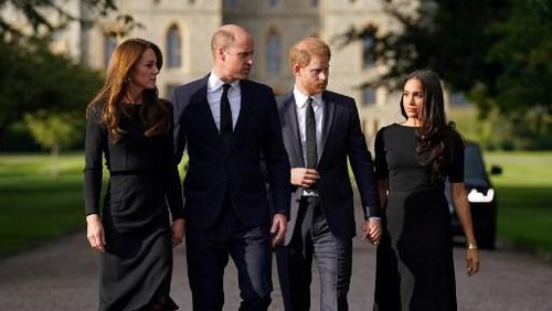 William-Kate dan Harry-Meghan Tampil Bareng, Perdana dalam 2 Tahun (AFP)