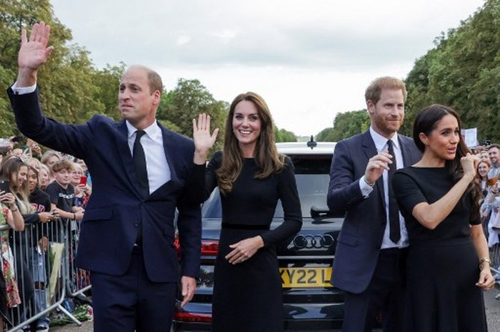 William-Kate dan Harry-Meghan Tampil Bareng, Perdana dalam 2 Tahun (AFP) William-Kate dan Harry-Meghan Tampil Bareng, Perdana dalam 2 Tahun (AFP)
