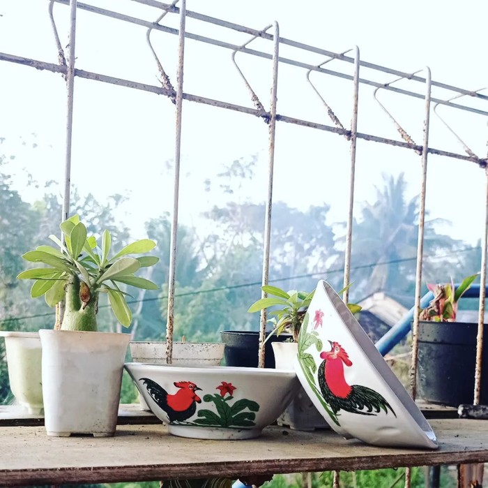 10 Potret Mangkok Ayam Jago, dari yang Klasik sampai Kekinian 10 Potret Mangkok Ayam Jago, dari yang Klasik sampai Kekinian