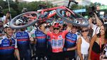 Sah! Evenepoel Rebut Juara La Vuelta 2022, Begini Selebrasinya
