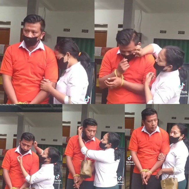 Video parodi saat rekonstruksi Ferdy Sambo dan Putri Candrawathi itu viral di berbagai media sosial, pria yang berusia 37 tahun ini senang karena bisa memberikan hiburan. “Alhamdulillah ikut senang karena rata-rata komentar pada terhibur dan positif. Kaget, tidak menyangka karena buat video hanya buat lucu-lucuan saja dan tidak berniat viral apalagi terkenal. Karena punya akun TikTok dari 2018 itu cuma hanya untuk hiburan semata. Makanya pas viral kaget banget dan nggak nyangka, pungkasnya. Foto: Dok. TikTok @rikasaerik.