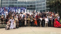 Tema cosplay yang diambil sangat beragam mulai dari Star Wars, Marvel hingga Pixar. (Foto: Asep/detikcom) 