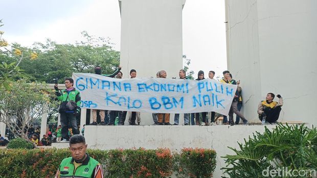 Demo Ojol di Serang
