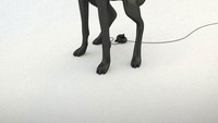 Kalau yang nggak tahu, bisa-bisa lampu meja ini ditendang sama orang karena berpikir ini anjing beneran. Foto: Boredpanda/Sorry_for_design