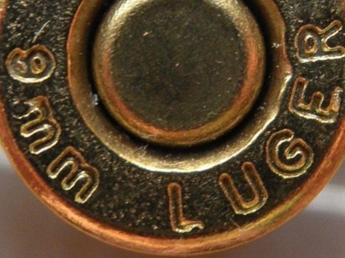 Ilustrasi label selongsong peluru 9x19 Luger