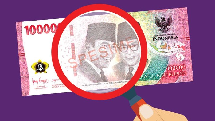 Infografis cara mudah setop uang palsu