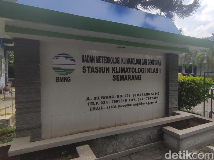 Kantor BMKG Stasiun Klimatologi Semarang, difoto pada Senin (12/9/2022).
