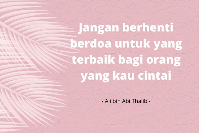 Kata-kata Ali bin Abi Thalib Tentang Cinta
