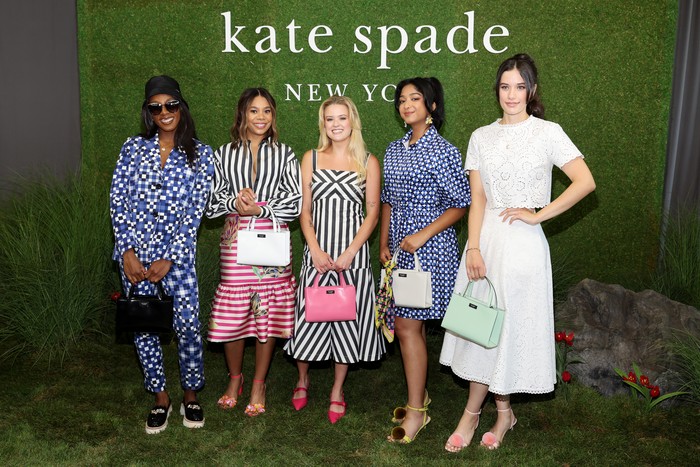 Kate Spade New York Spring 2023 NEW YORK, NEW YORK - SEPTEMBER 09: A model poses during the Kate Spade Presentation during September 2022 New York Fashion Week at 3 World Trade Center on September 09, 2022 in New York City. (Photo by Cindy Ord/Getty Images)