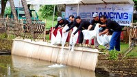 Lomba mancing yang pertama kalinya diselenggarakan KWP itu dibuka secara simbolis oleh Anggota DPR RI Herman Khaeron.