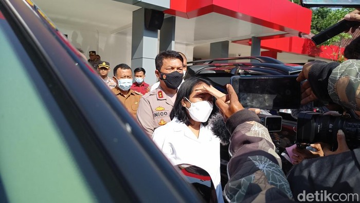 Menteri PPPA Bintang Puspayoga saat berkunjung ke Ponpes Gontor