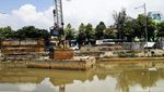 Masuki Musim Penghujan, Proyek Turap Anak Sungai Ciliwung Dikebut