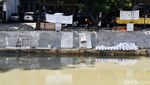 Masuki Musim Penghujan, Proyek Turap Anak Sungai Ciliwung Dikebut