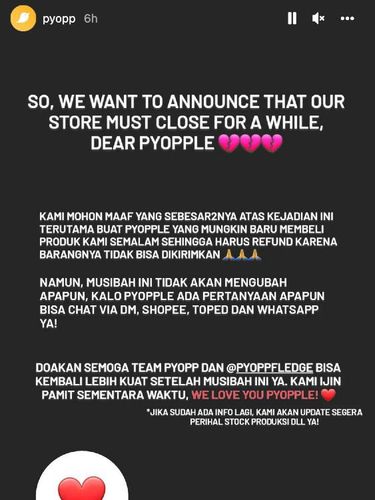 Pyopp, brand lokal terdampak kebakaran JNE, Depok