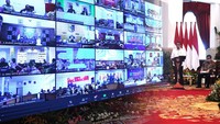 Hal itu disampaikan Jokowi dalam pembahasan pengendalian inflasi dengan seluruh kepala daerah secara hybrid, Senin (12/9/2022).