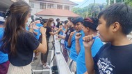 1.000 Siswa SD Ikuti Sikat Gigi Massal di Denpasar