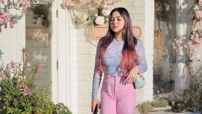 8 Gaya Vicky Shu Bercelana Pendek saat di AS, Langsing Setelah BB Turun 28 Kg