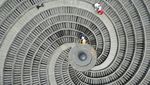 Air Mancur Spiral di China Kini Mengering, Terlihat Fotojenik