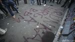 Panas Aksi Mahasiswa di Patung Kuda, Bakar Ban-Replika Keranda
