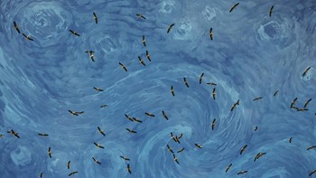  Juara ketegori Creative Imagery diraih Petro Katerynych Foto: Bird Photographer of the Year