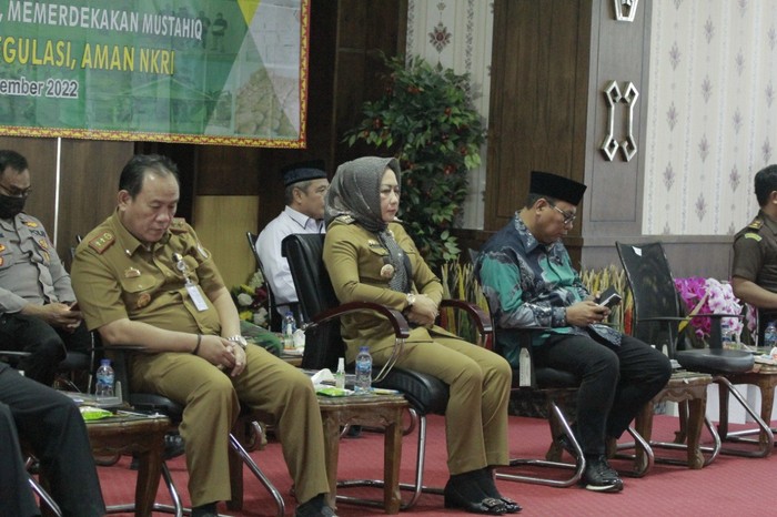 Bupati Tulang Bawang Lantik 110 Pengurus Unit Penerima Zakat Baznas