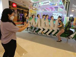 Gojek Hadirkan BTS | Gojek Space Installation di Jakarta