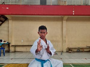 Anak Tukang Becak Raih Medali Karate di Ajang O2SN 2022, Ini Kisahnya