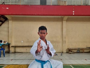 Anak Tukang Becak Raih Medali Karate di Ajang O2SN 2022, Ini Kisahnya