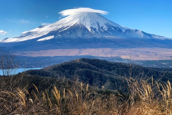 Gunung Fuji terletak di Kitayama, Fujinomiya, Prefektur Shizuoka, Jepang. (Getty Images)