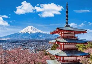 Lanskap Gunung Fuji yang Indahnya Nggak Ada Obat!