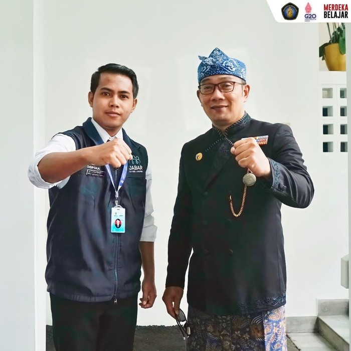 Mahasiswa UB Atla Tegar jadi Ajudan Milenial Gubernur Jabar