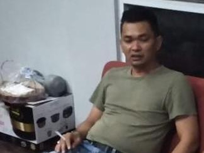 Oknum ASN di Sinjai saat diamankan polisi.