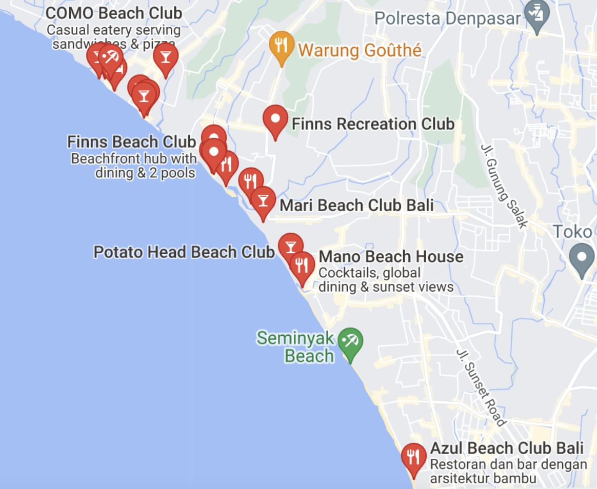 Ramai Petisi Soal Canggu, Ini 7 Beach Club yang Terkenal di Sana