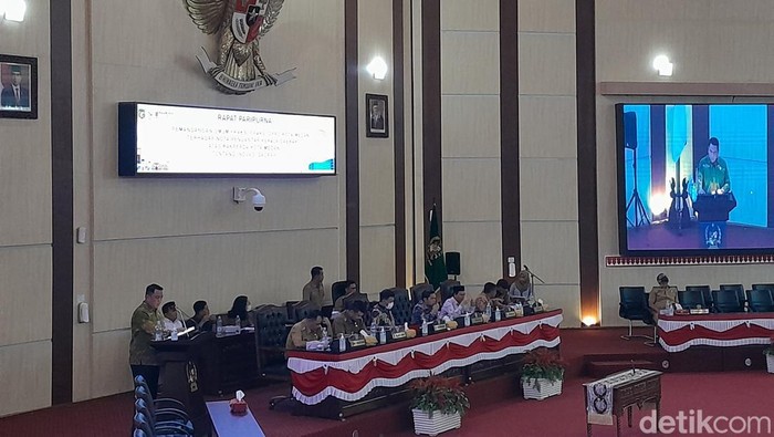 Rapat paripurna DPRD Medan.